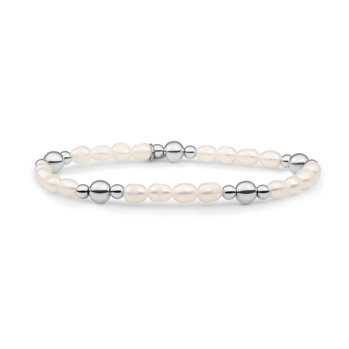 Bracelet | Pearl Bold Mix - Silver