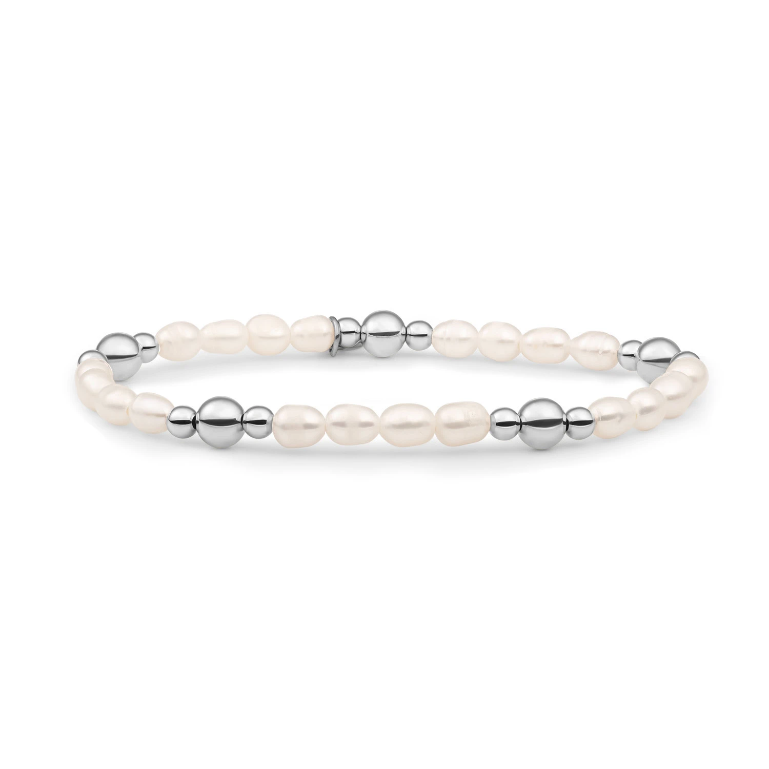 Bracelet | Pearl Bold Mix - Silver