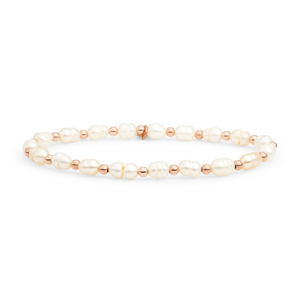 Bracelet | Pearl Interstellar - Rose Gold 3mm