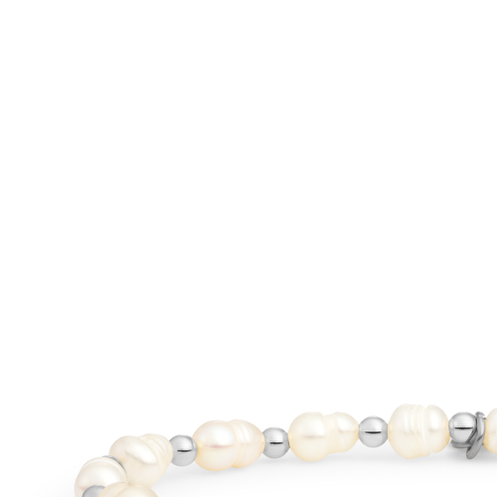 Bracelet | Pearl Interstellar - Silver - 3mm