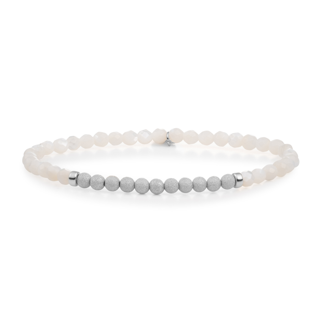 Bracelet | Pearl Lightyear - Silver Champagne