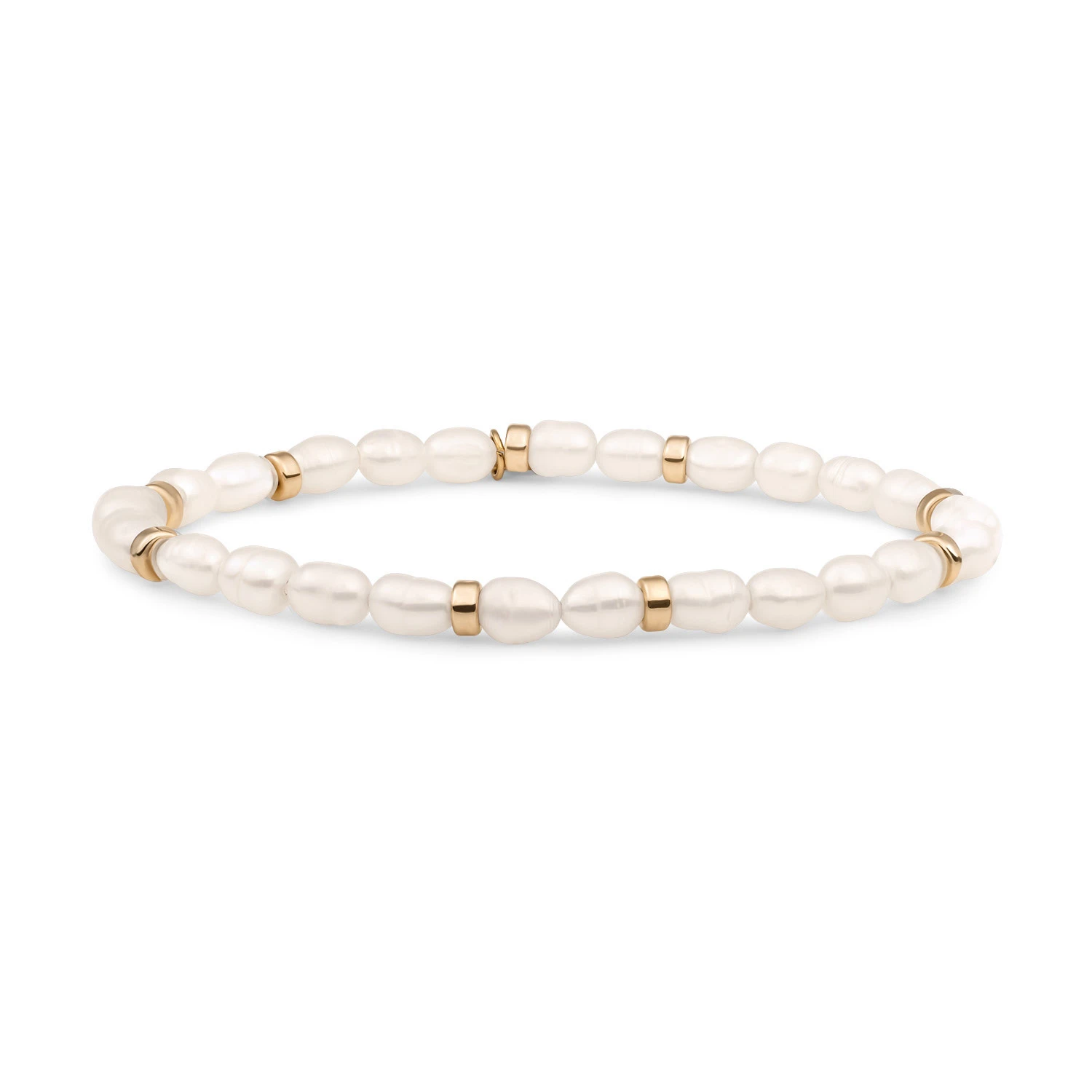 Bracelet | Pearl Roundel Interstellar - Gold