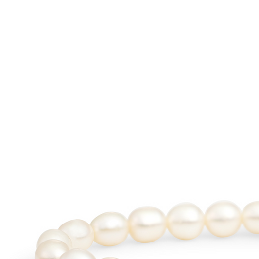 Bracelet | Pearl Saturn large - Silver - 6mm