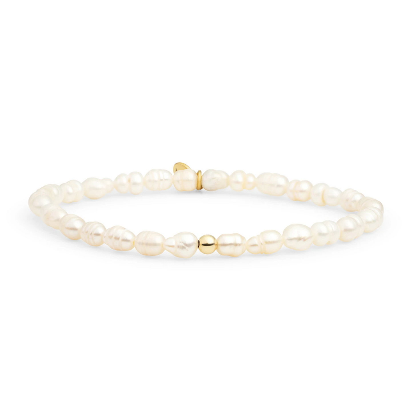 Bracelet | Pearl Saturn small - Gold - 4mm