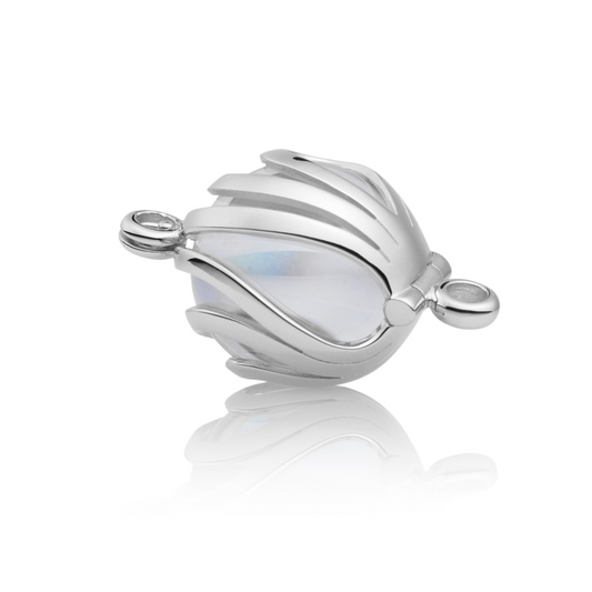Bracelet Pendant - Aurora Silver - Polished 14mm