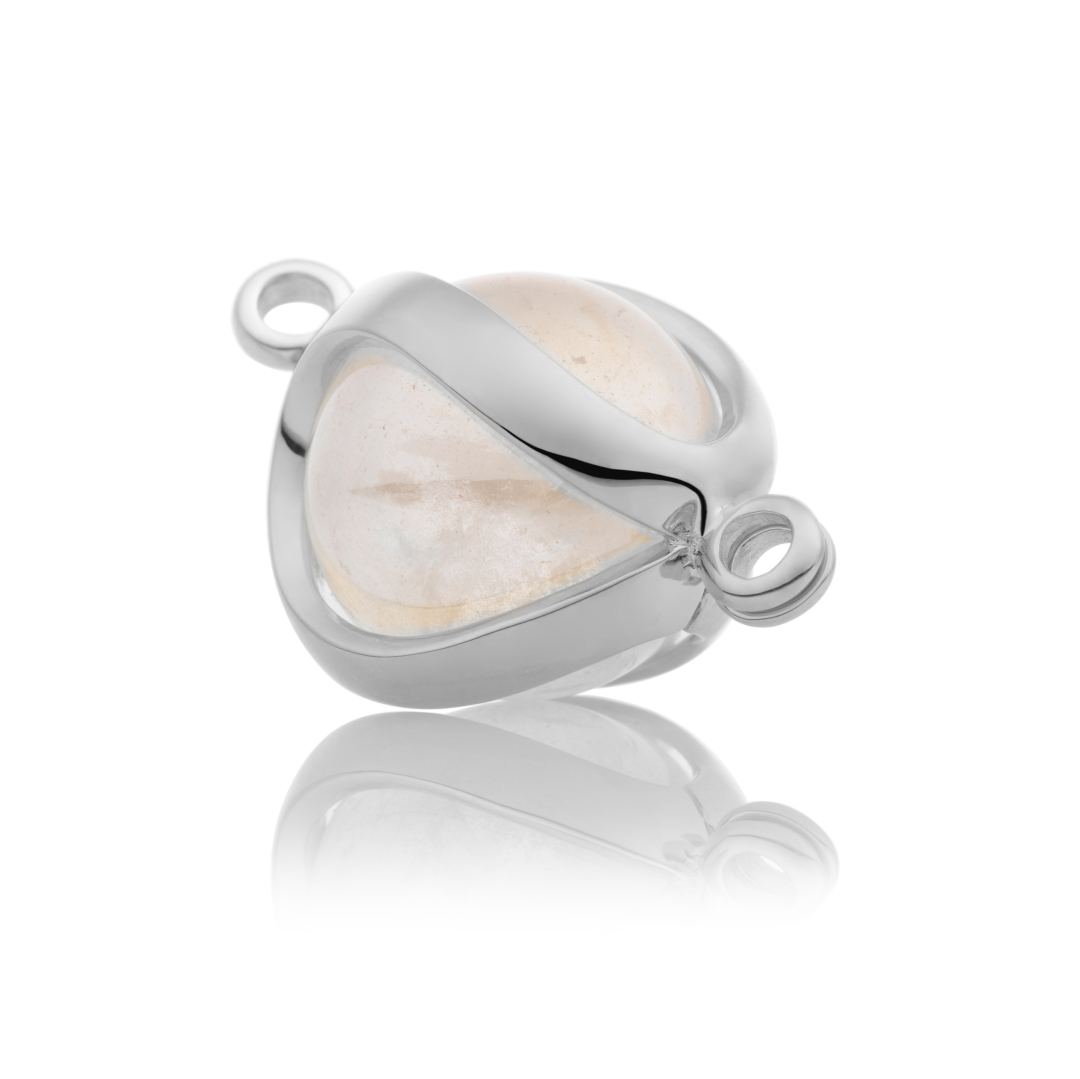 Bracelet Pendant - Flare Silver - Polished 14mm