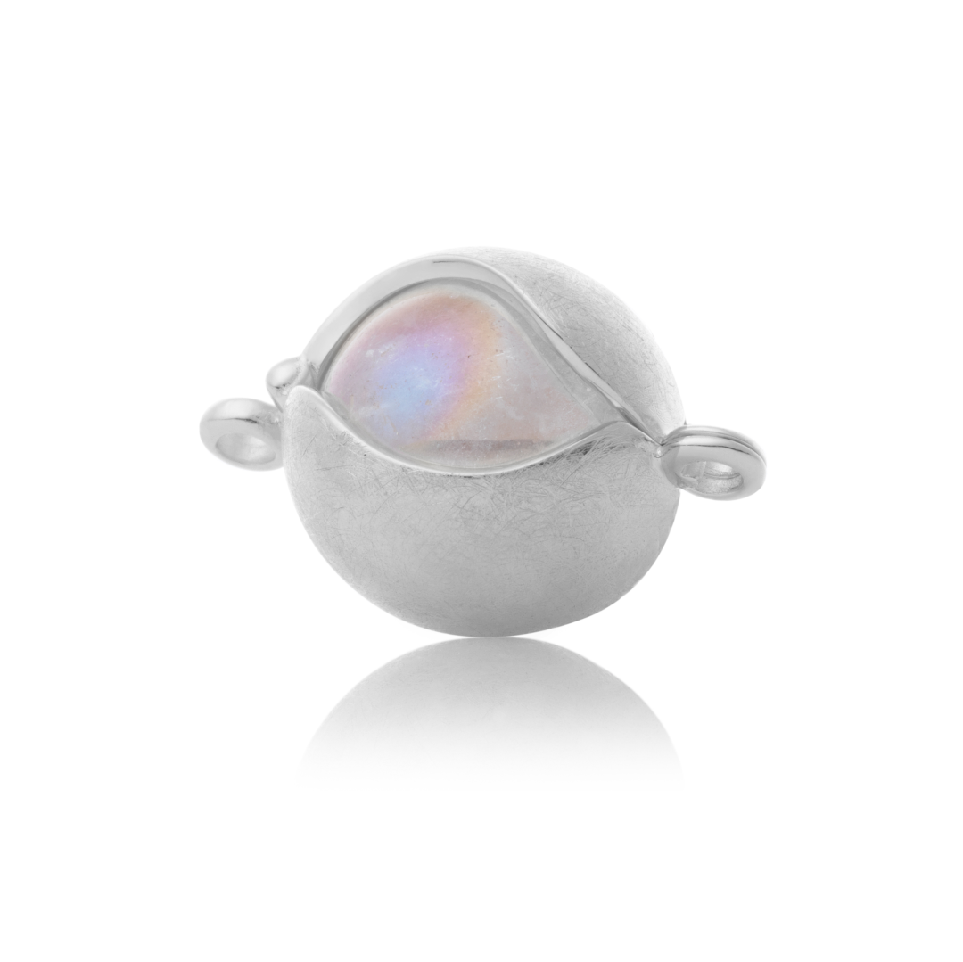 Bracelet Pendant - The Core Mat Silver - Mat 14mm