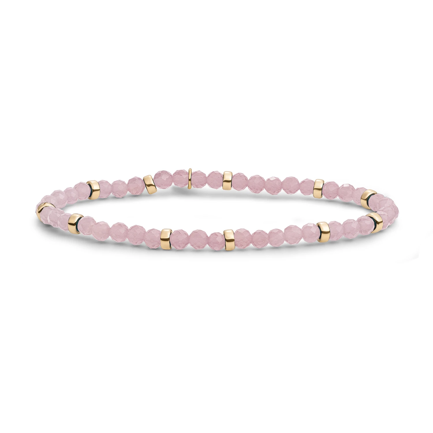Bracelet | Pink Opalite Roundel Interstellar - Gold