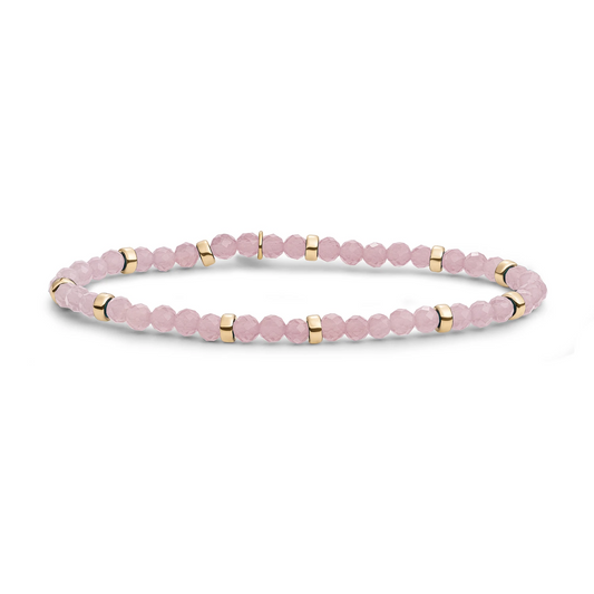 Bracelet | Pink Opalite Roundel Interstellar - Gold