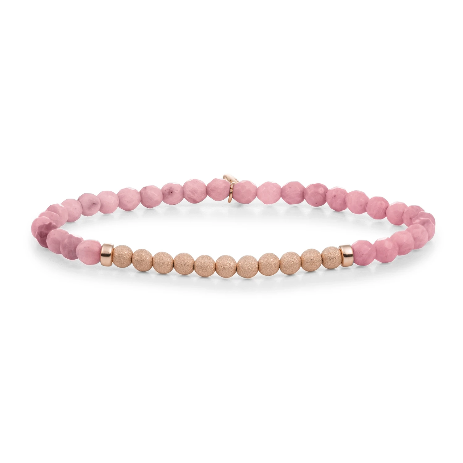 Bracelet | Pink Rhodonite Lightyear - Rose Gold Champagne