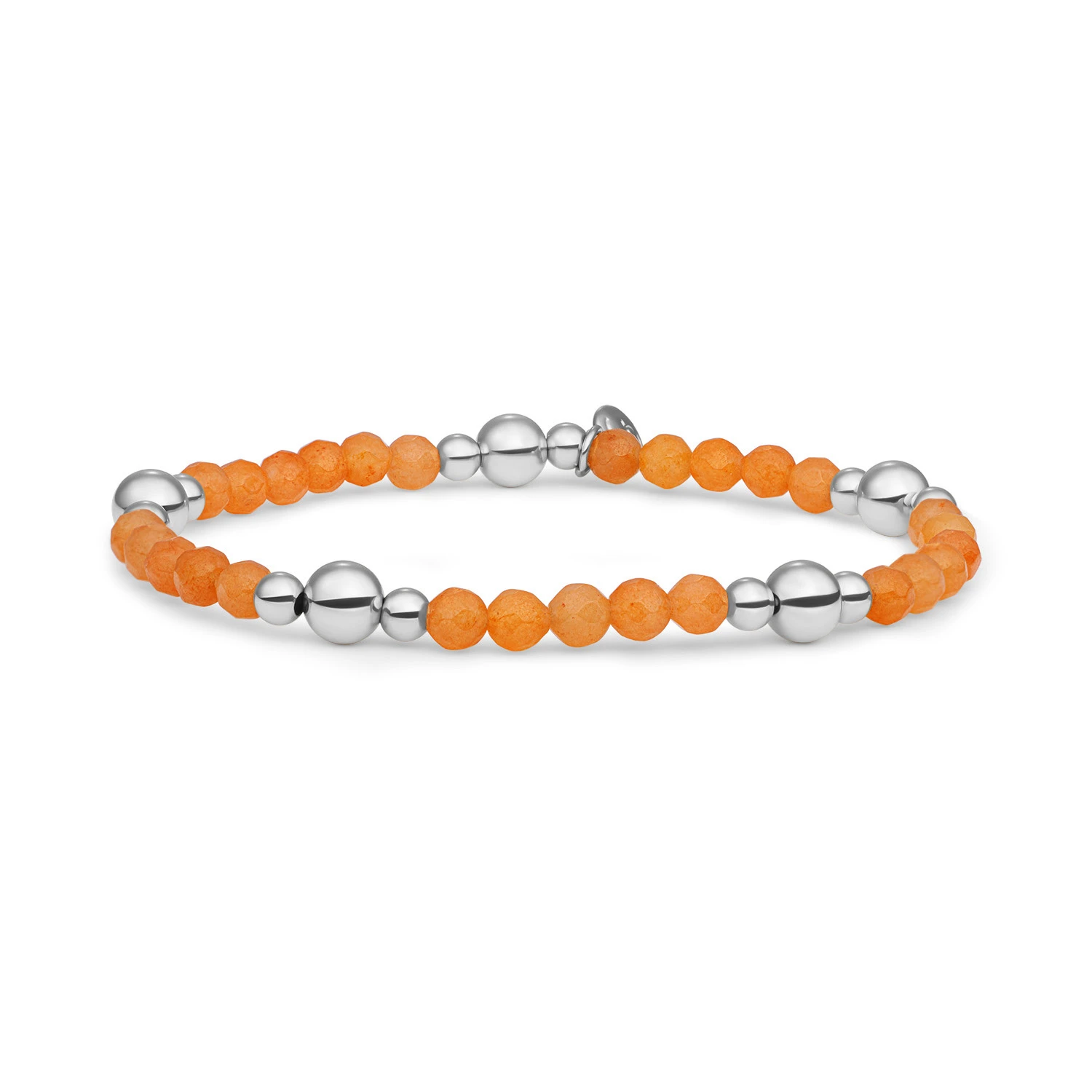 Bracelet | Red Aventurine Bold Mix - Silver