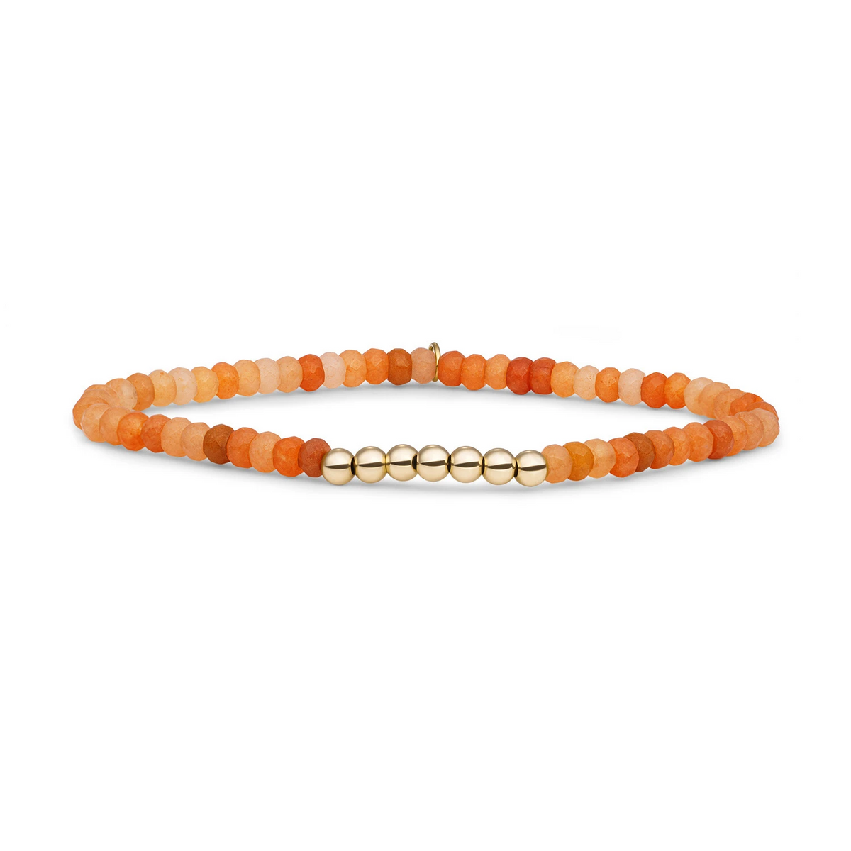 Bracelet | Red Aventurine Reverse Universe - Gold - 4mm
