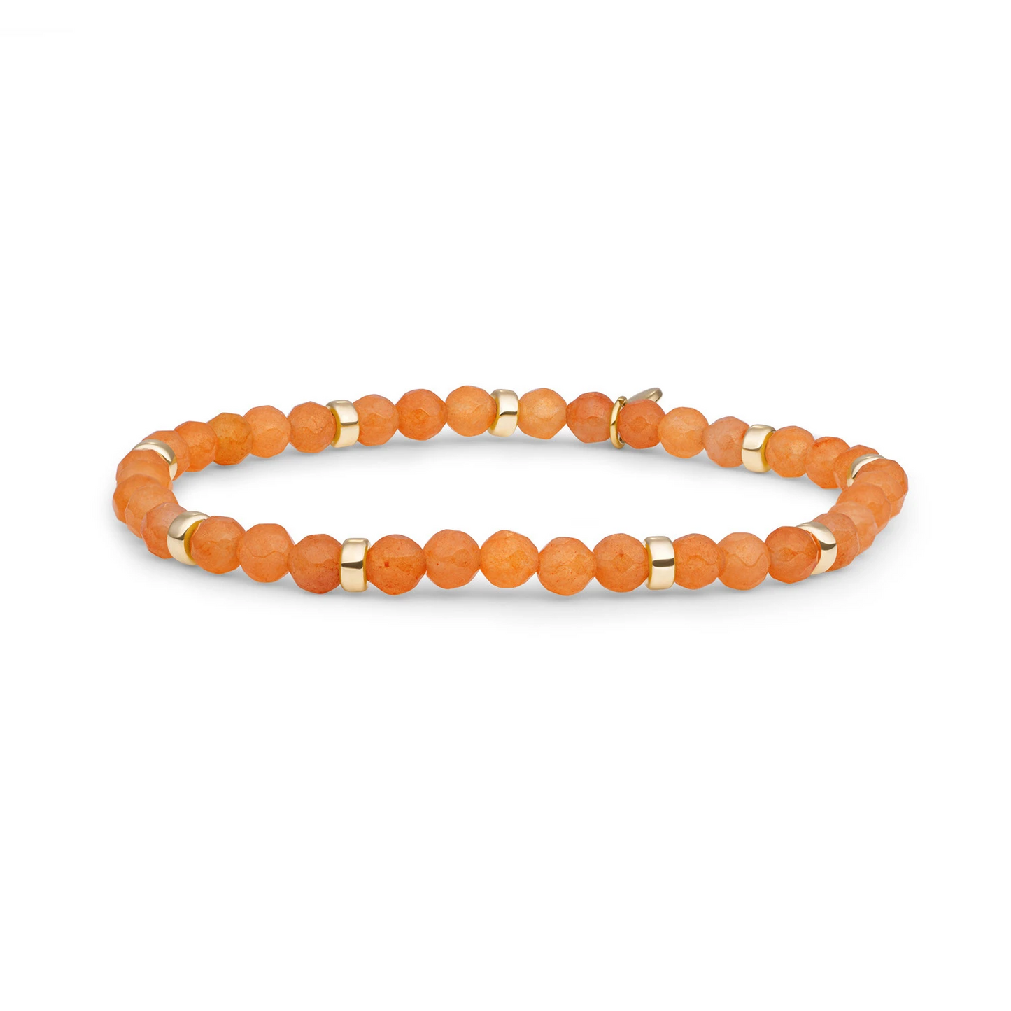 Bracelet | Red Aventurine Roundel Interstellar - Gold
