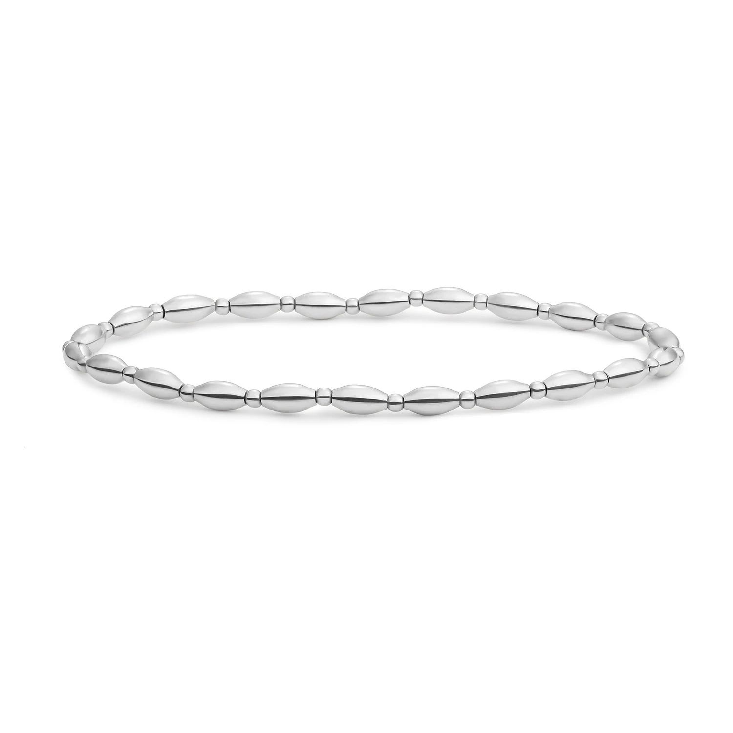 Bracelet | Rice Mix - Silver