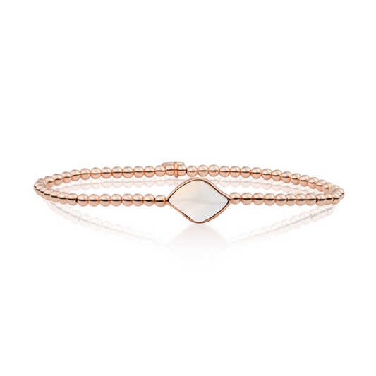 Bracelet | Rose gold - Opalite Blossom
