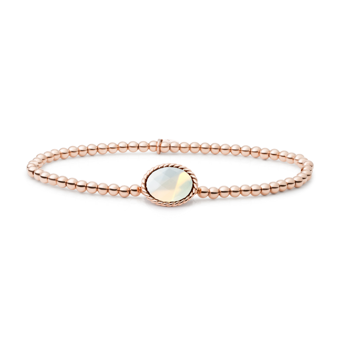 Bracelet | Rose Gold - Opalite Twist