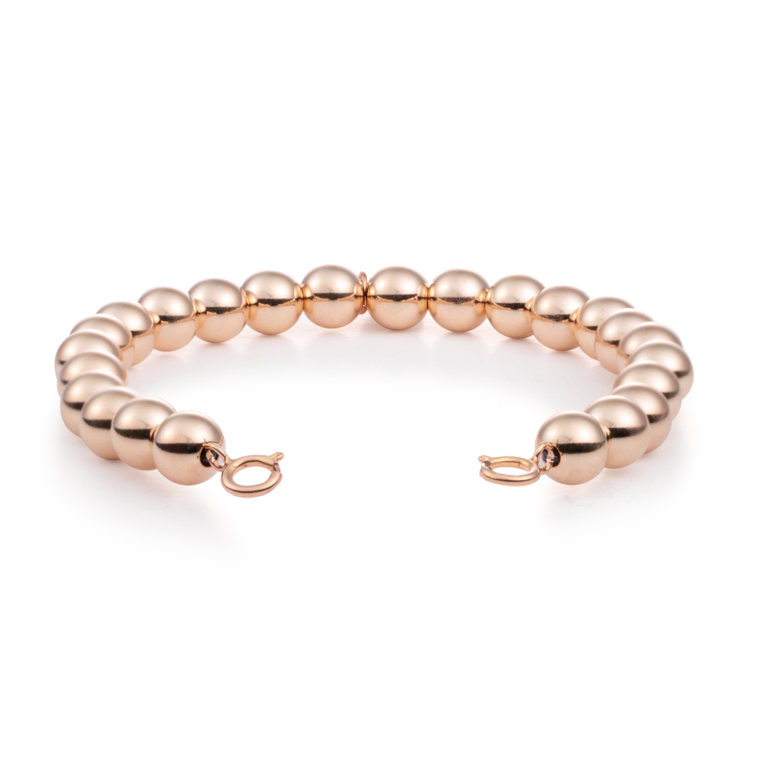 Bracelet | Rose Gold Orbit Large (with clasps) - 6mm