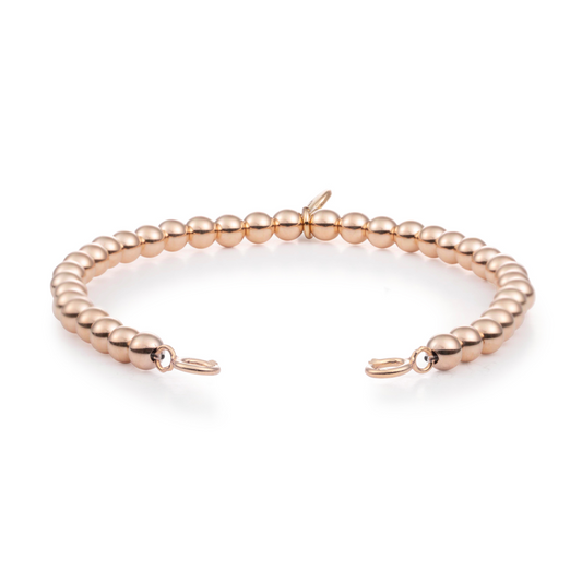 Bracelet - Rose Gold Orbit Small (with clasps) - 4mm