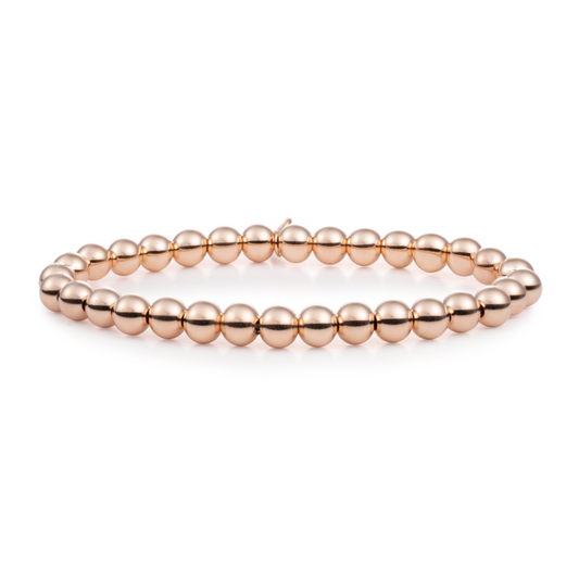 Bracelet | Rose gold Saturn large - 6mm