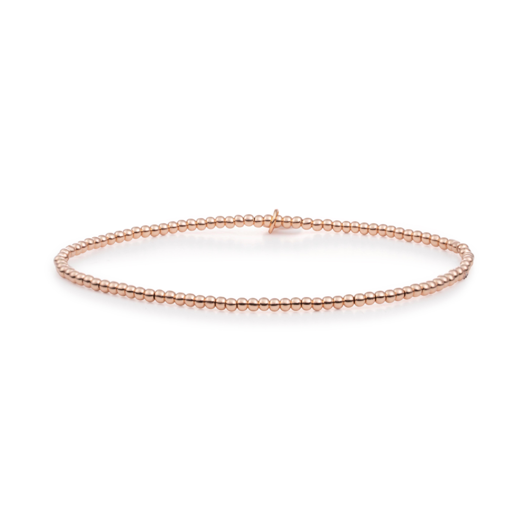Bracelet | Rose gold Saturn small - 2mm
