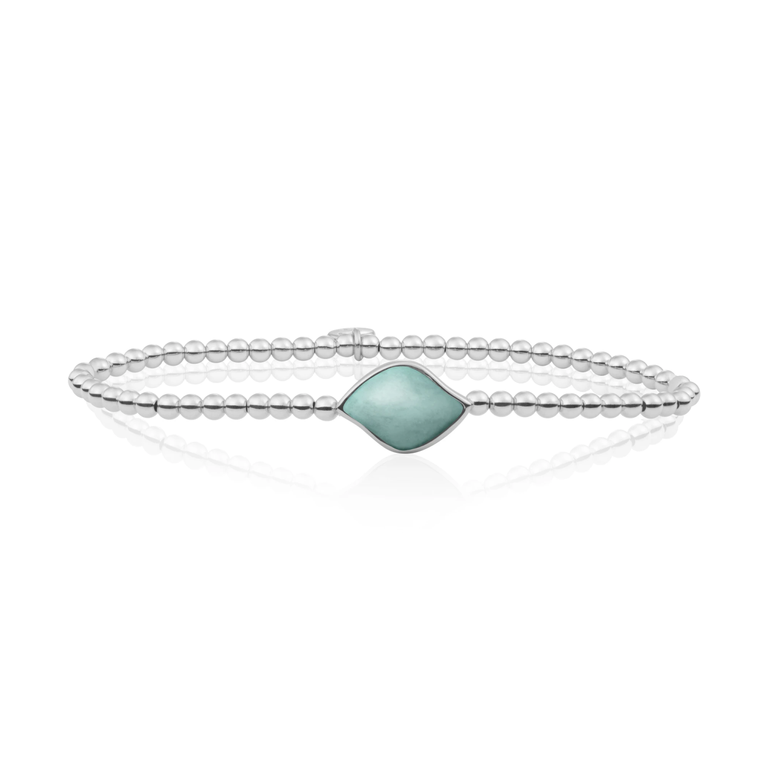 Bracelet | Silver - Amazonite Blossom