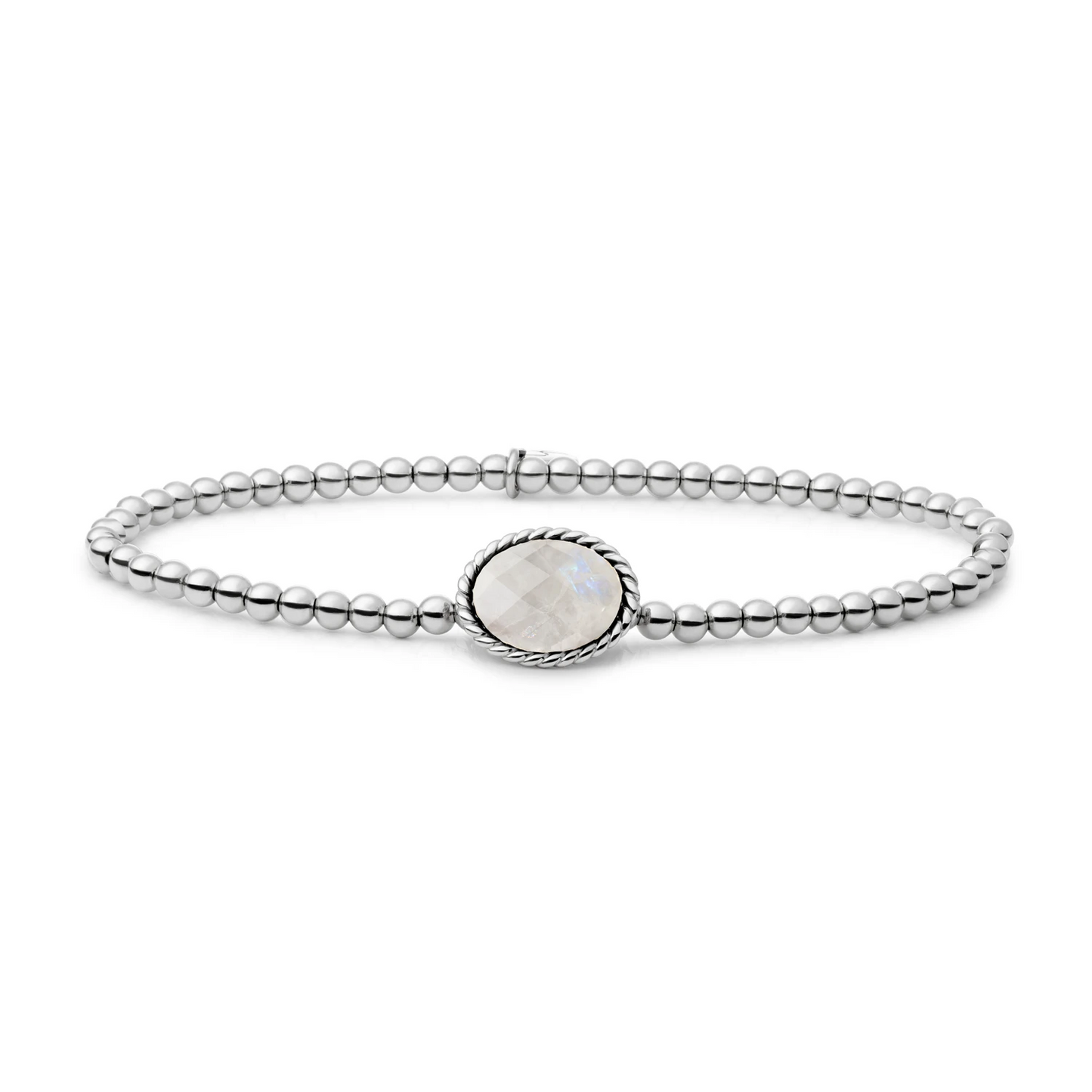 Bracelet | Silver - Moonstone Twist