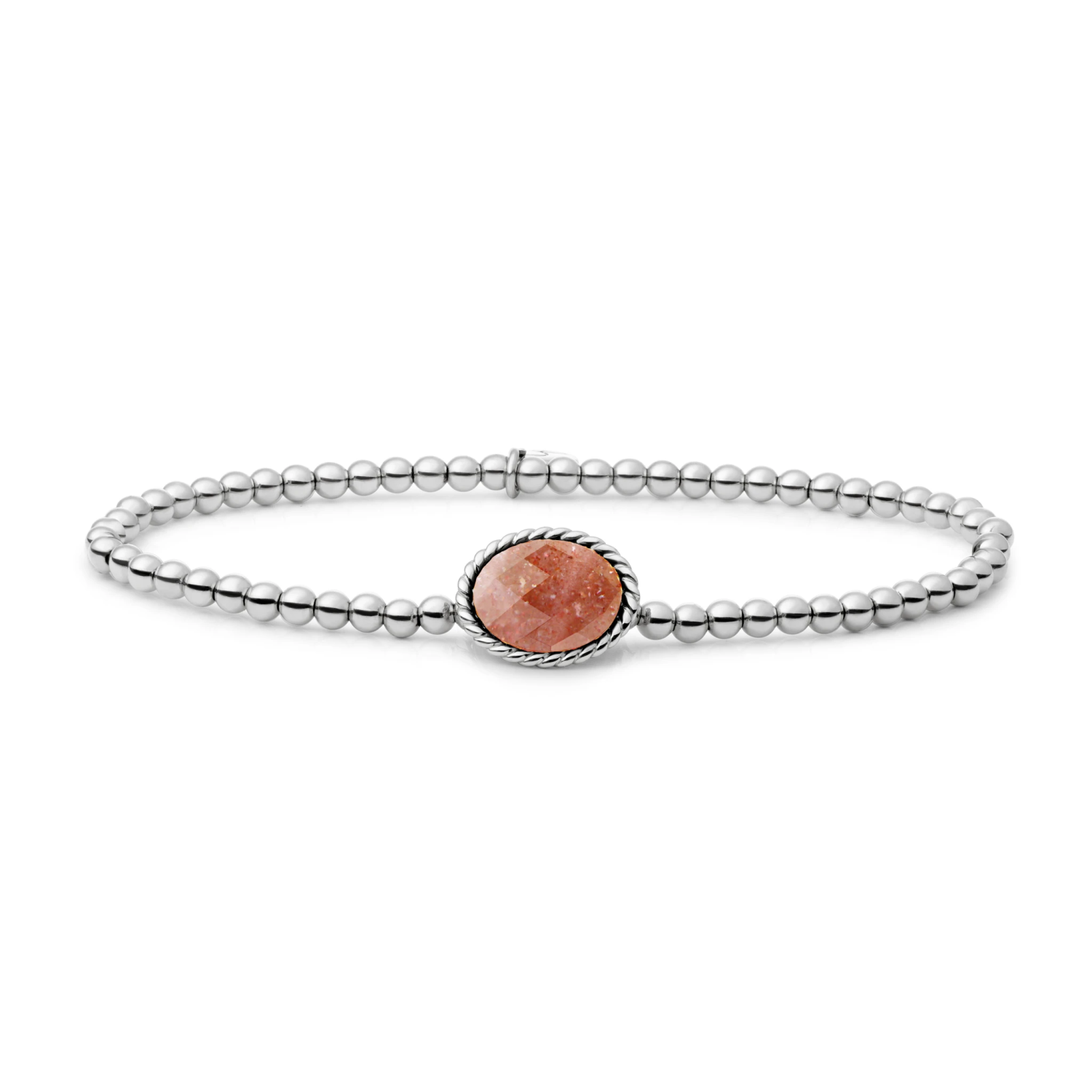 Bracelet | Silver - Sunstone Twist