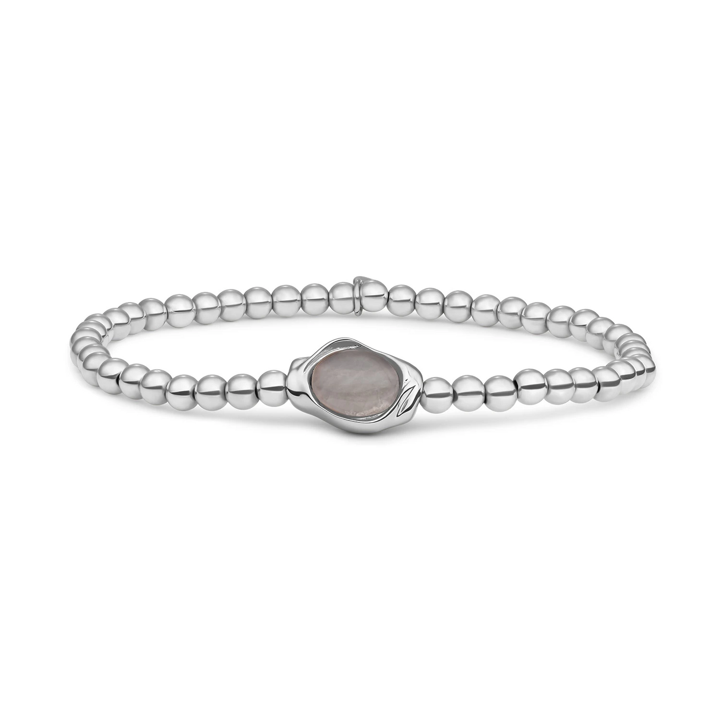 Bracelet | Smoky Quartz Flow - Silver