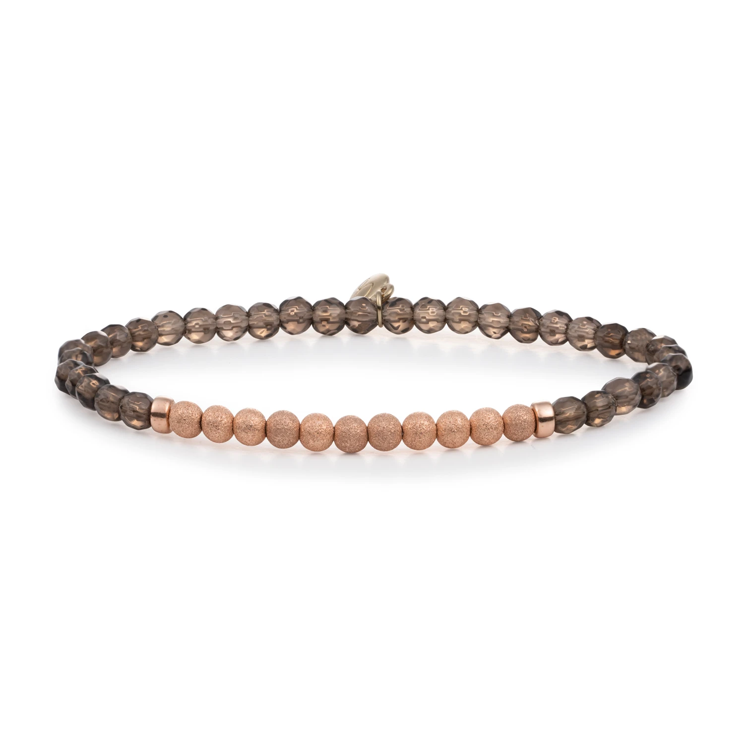 Bracelet | Smoky Quartz Lightyear - Rose Gold Champagne