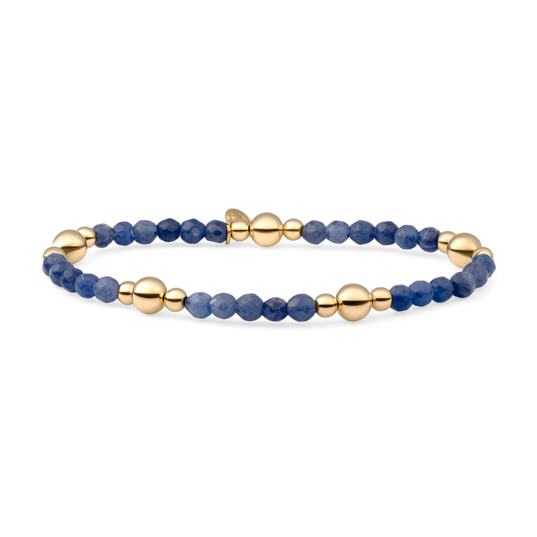 Bracelet | Sodalite Bold Mix - Gold