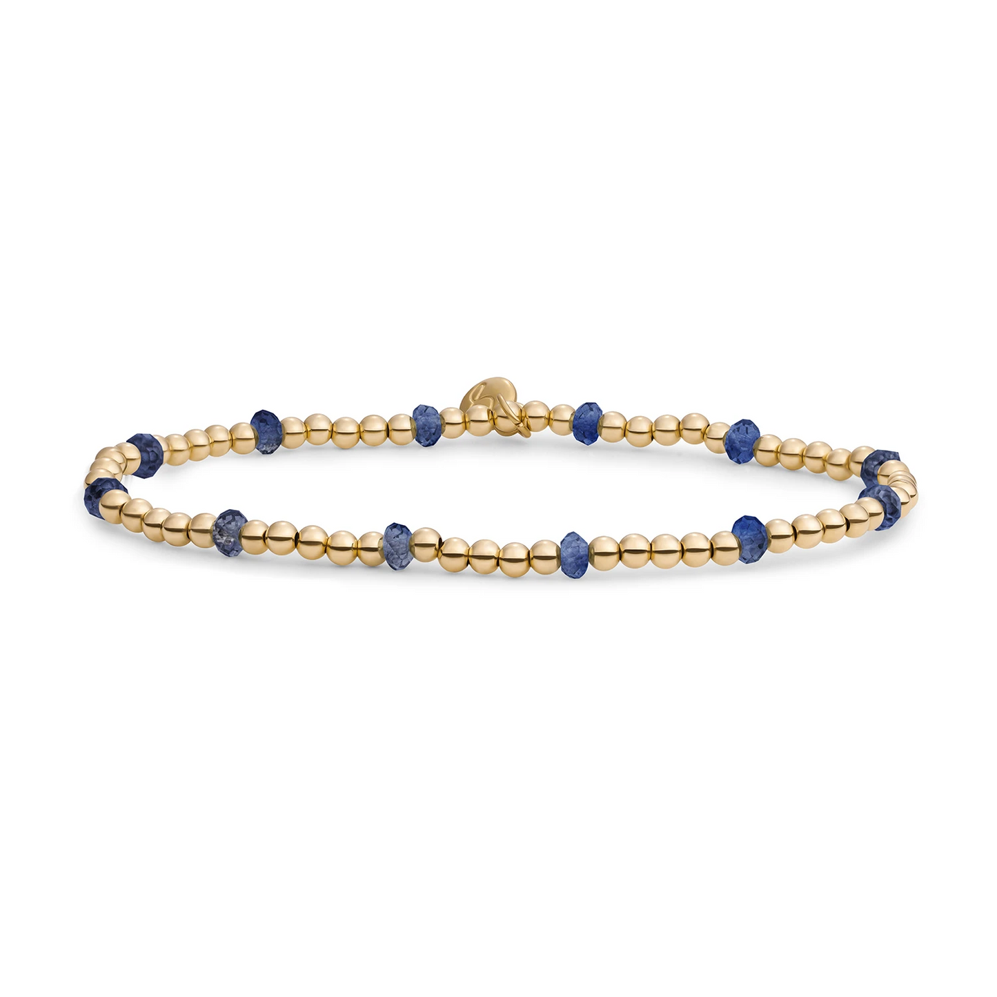 Bracelet | Sodalite Reverse Roundel - Gold