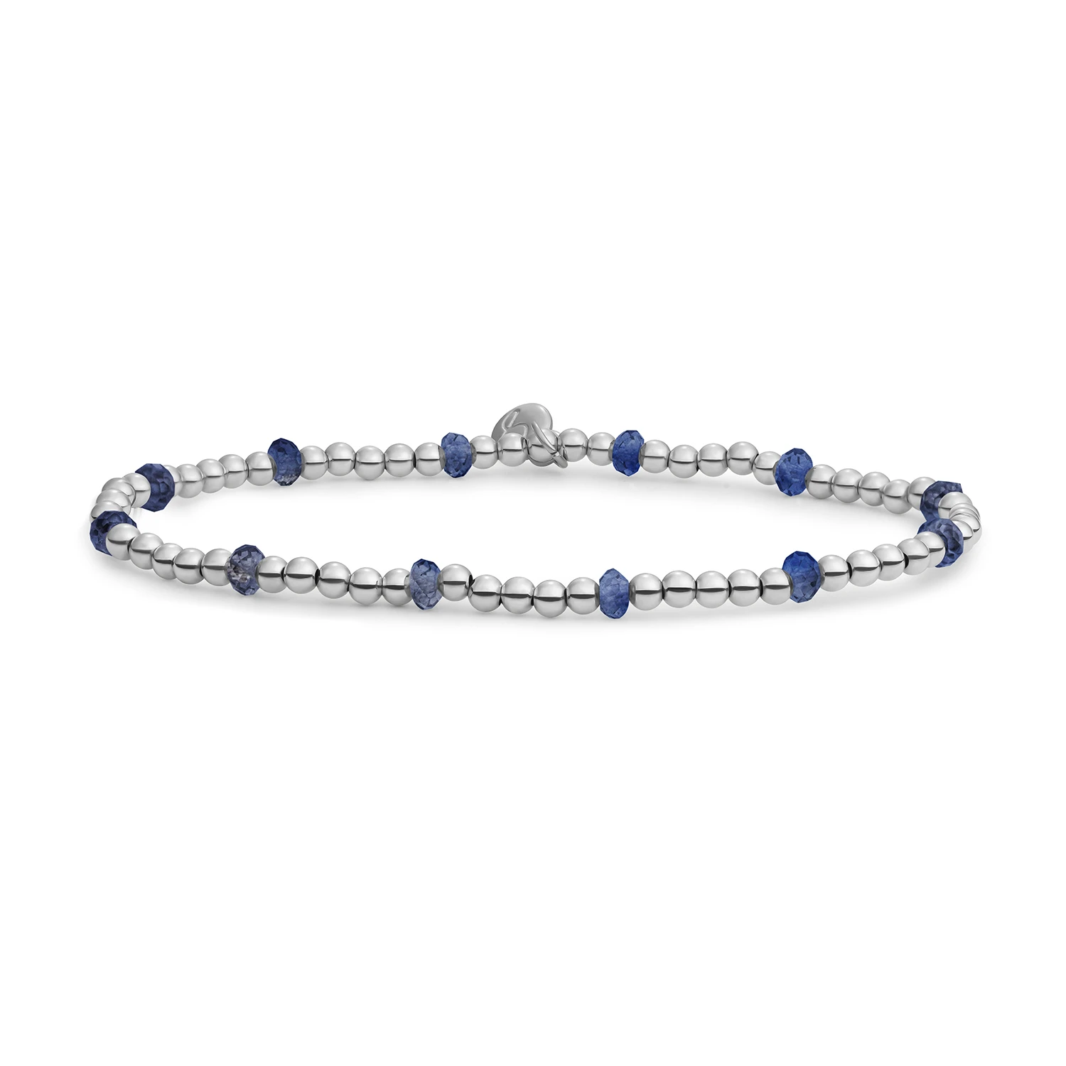 Bracelet | Sodalite Reverse Roundel - Silver