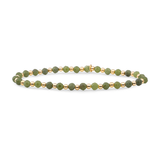 Bracelet | Southern Jade Interstellar - Gold - 3mm