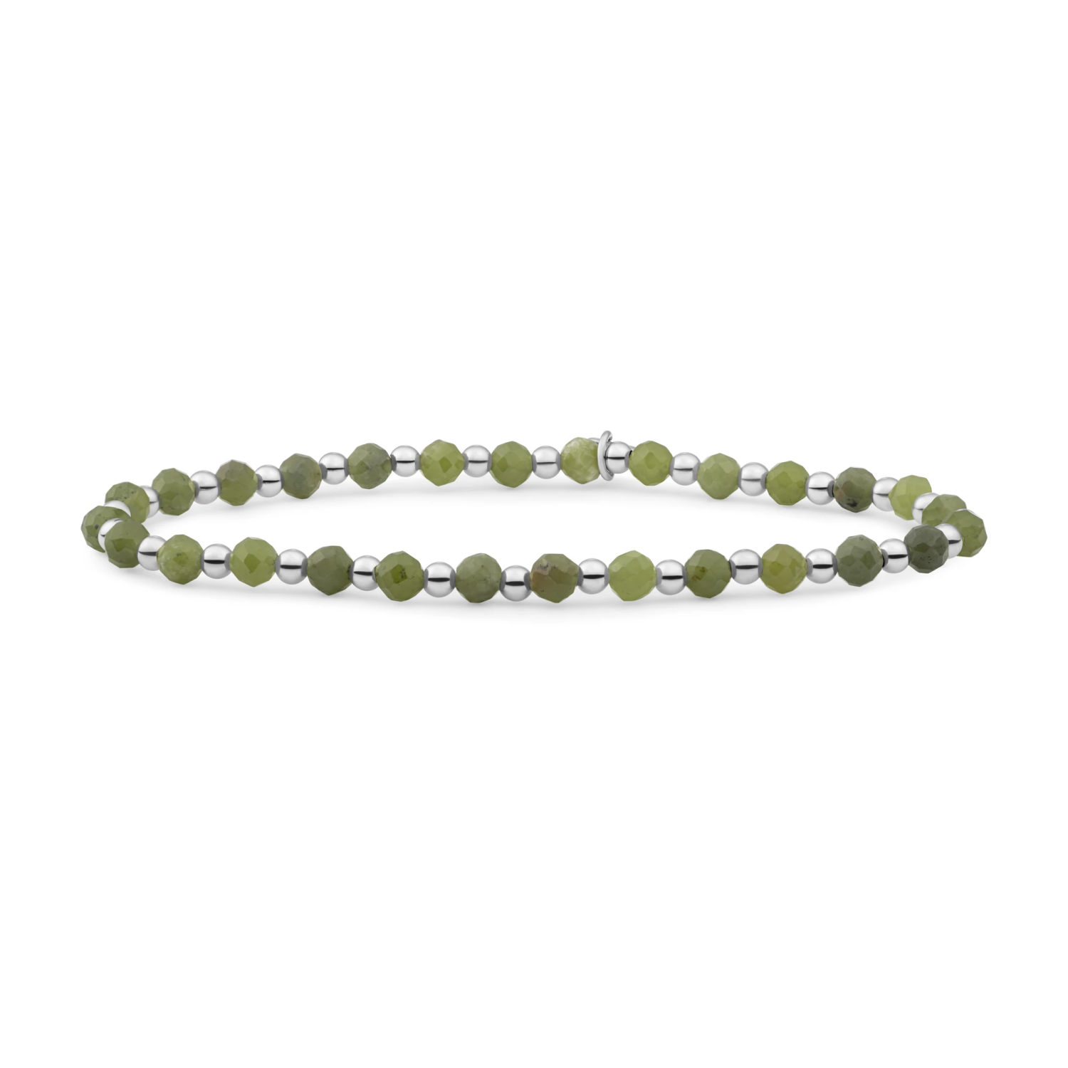 Bracelet | Southern Jade Interstellar - Silver - 3mm