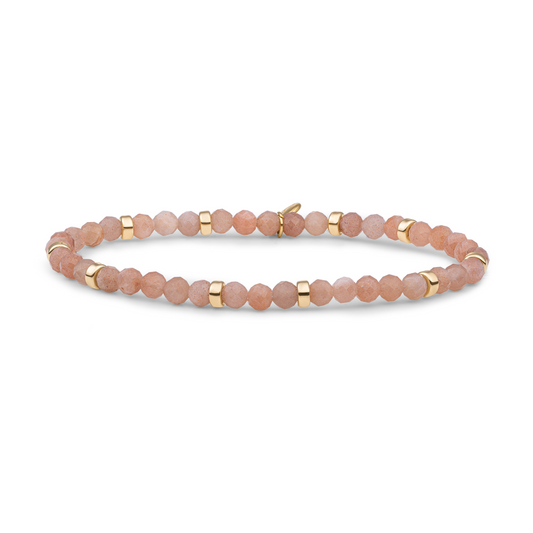 Bracelet | Sunstone Roundel Interstellar - Gold