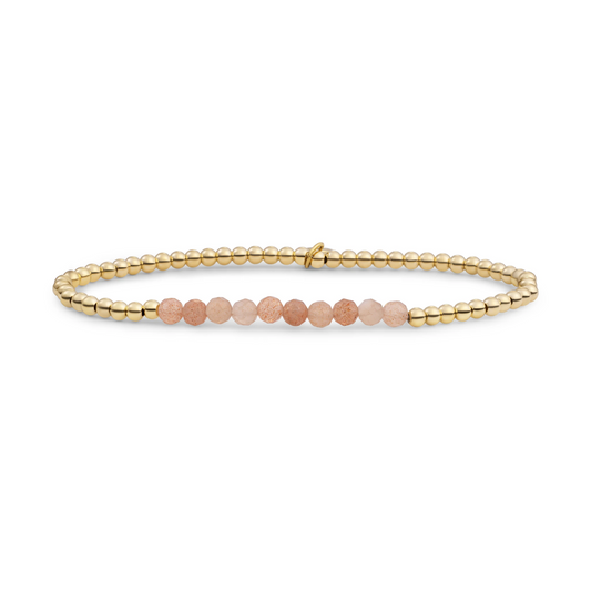 Bracelet | Sunstone Universe - Gold - 3mm