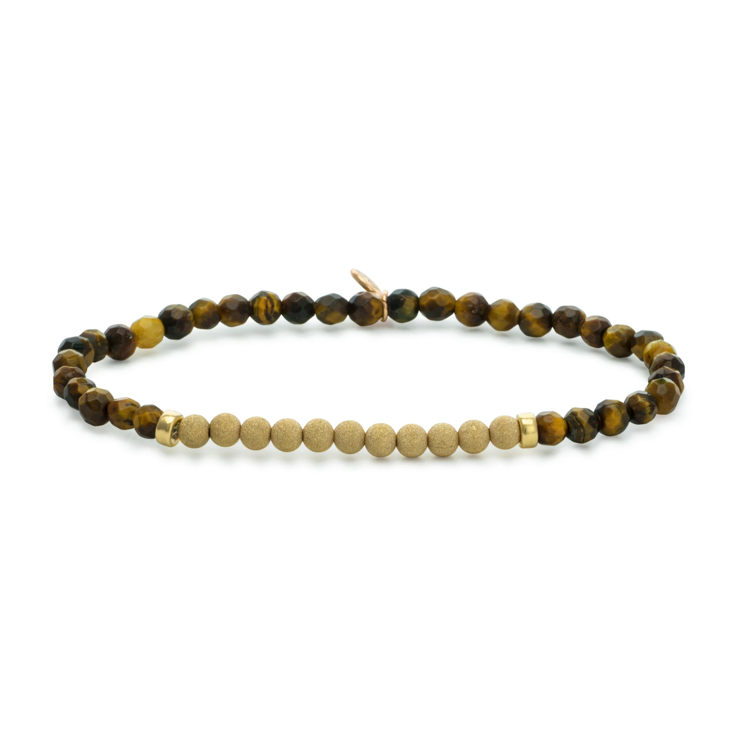 Bracelet | Tiger Eye Lightyear - Gold Champagne