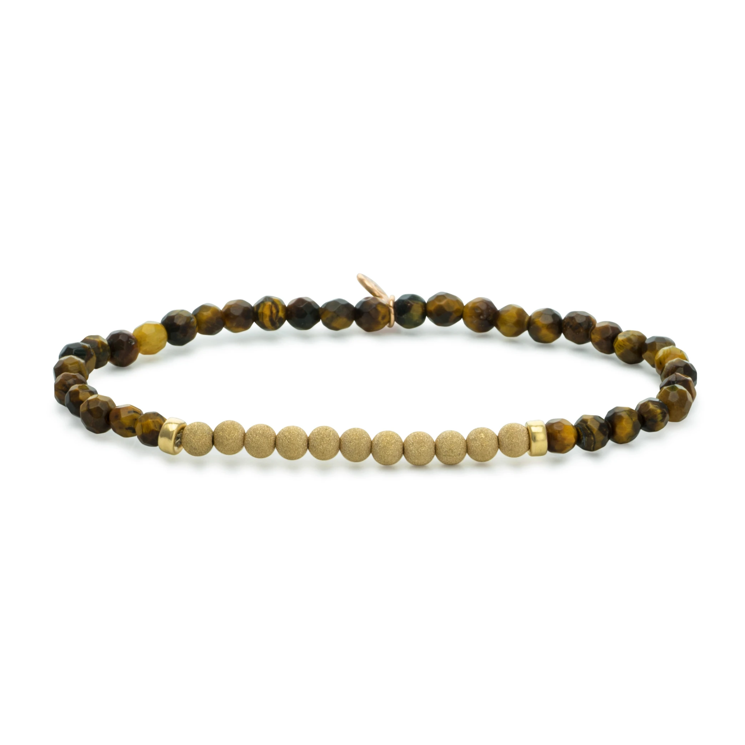 Bracelet | Tiger Eye Lightyear - Gold Champagne