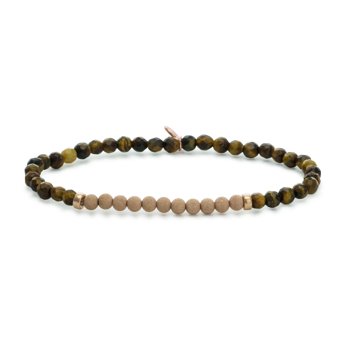 Bracelet | Tiger Eye Lightyear - Rose Gold Champagne