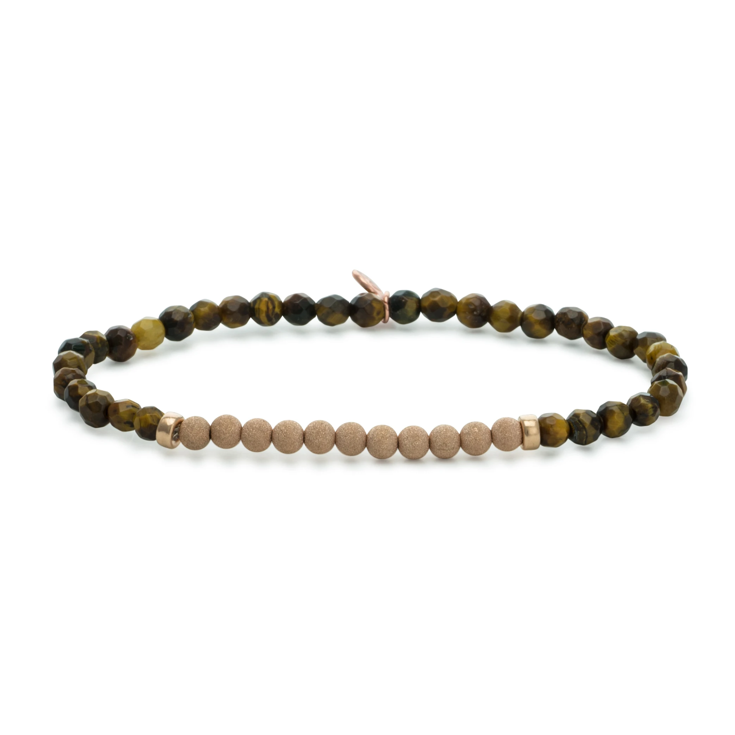 Bracelet | Tiger Eye Lightyear - Rose Gold Champagne