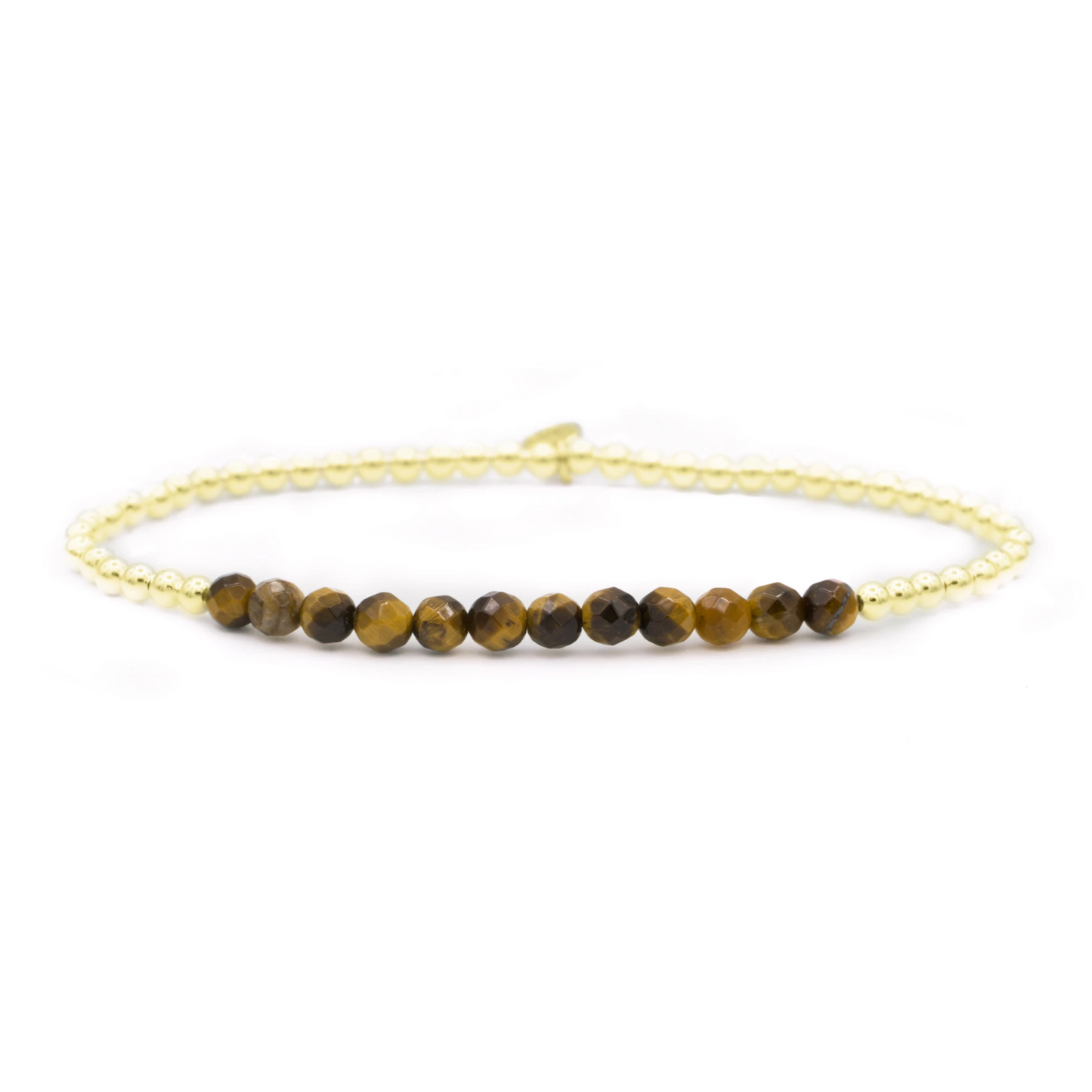 Bracelet | Tiger Eye Universe - Gold - 3mm