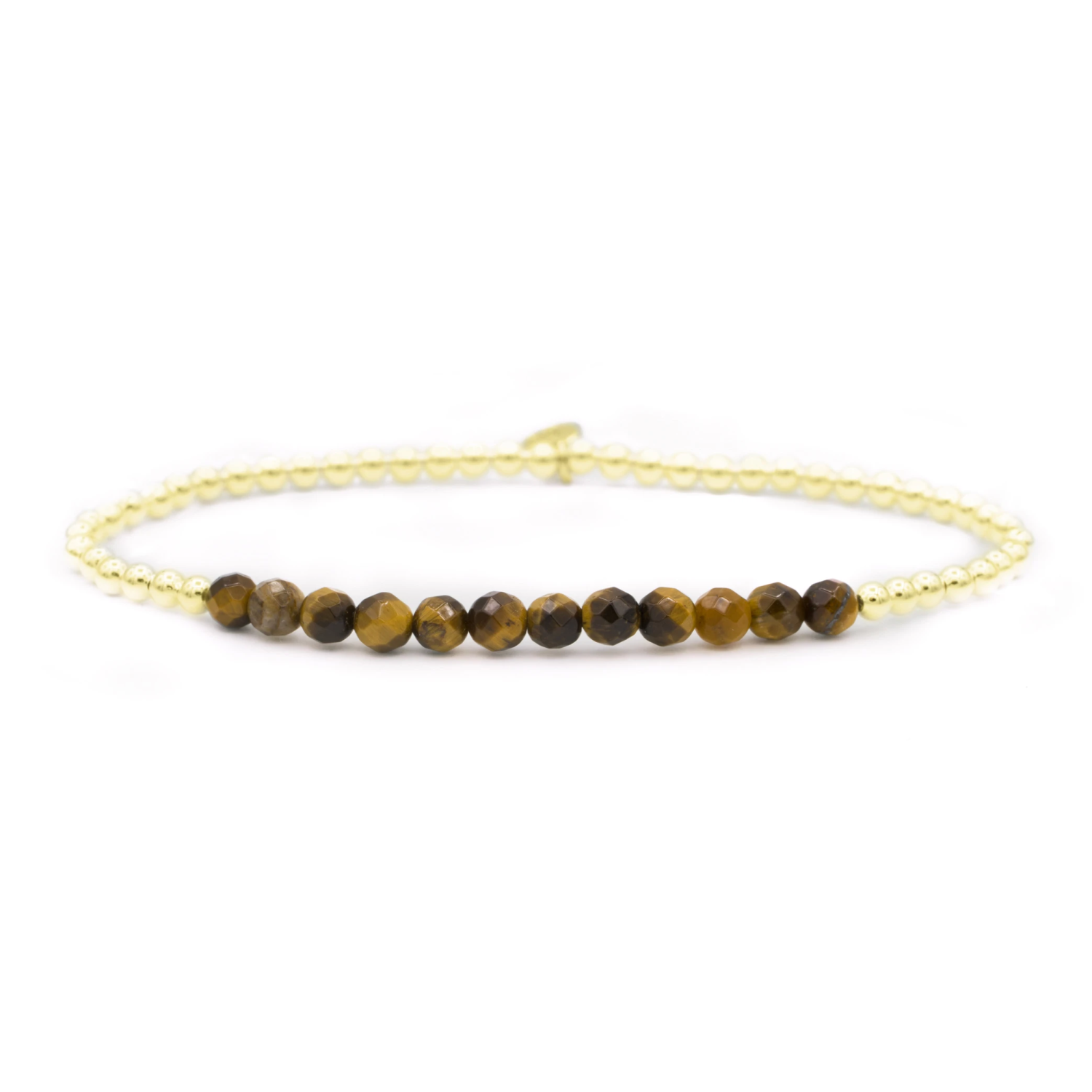 Bracelet | Tiger Eye Universe - Gold - 3mm
