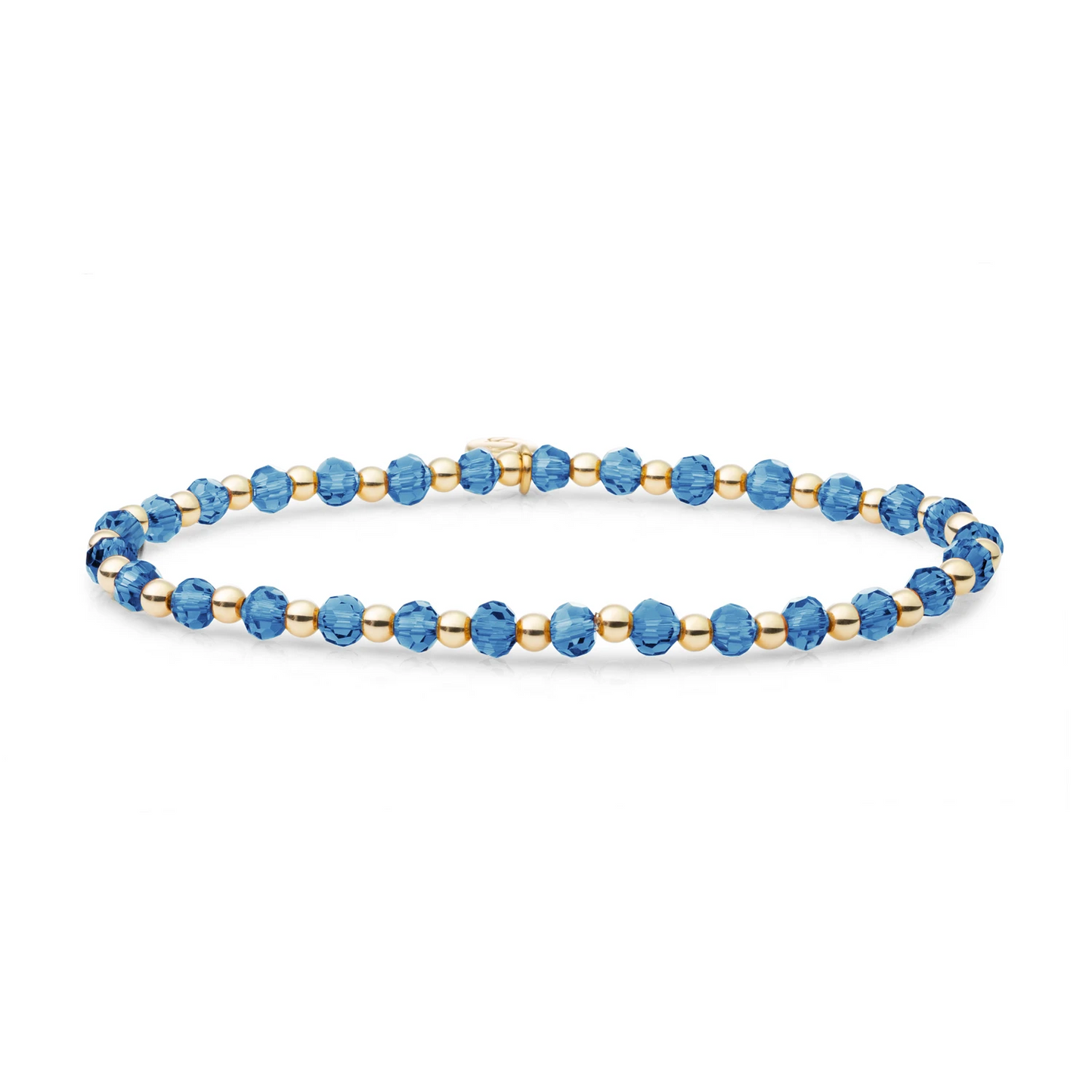 Bracelet | Topaz Quartz Interstellar - Gold 3mm