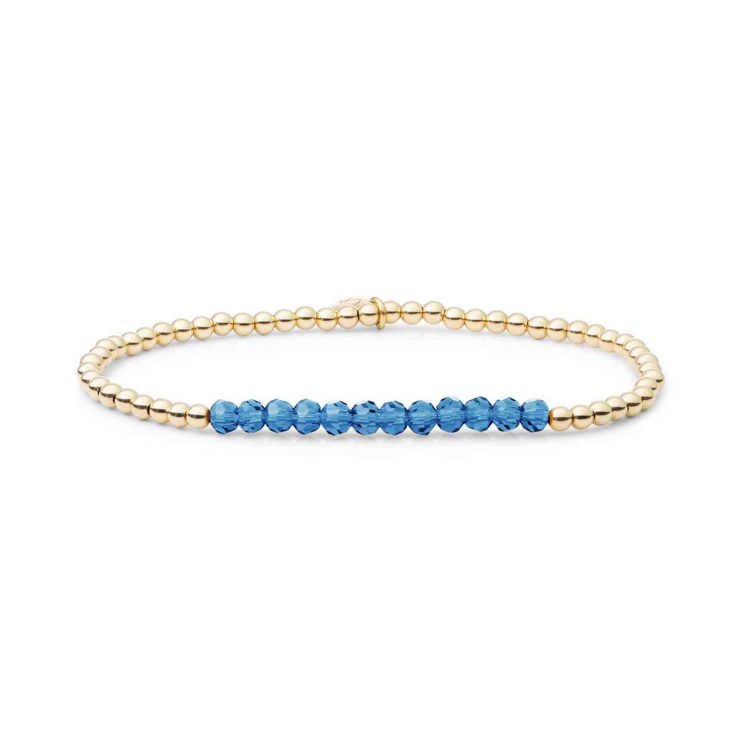 Bracelet | Topaz Quartz Universe - Gold 3mm