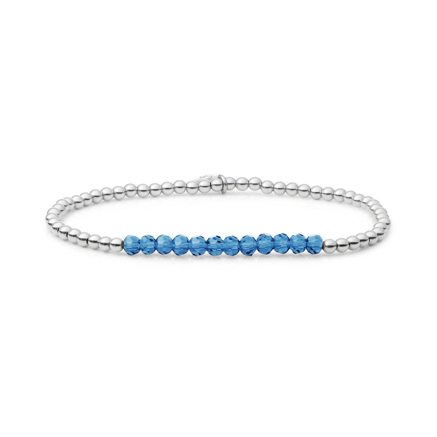 Bracelet | Topaz Quartz Universe - Silver 3mm