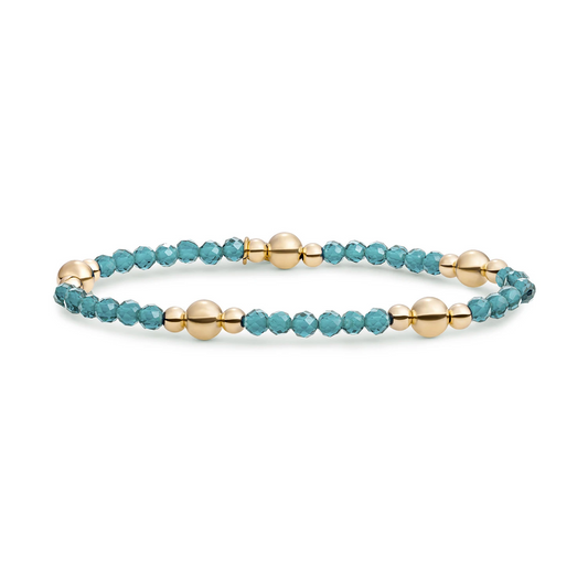 Bracelet | Turquoise Quartz Bold Mix - Gold