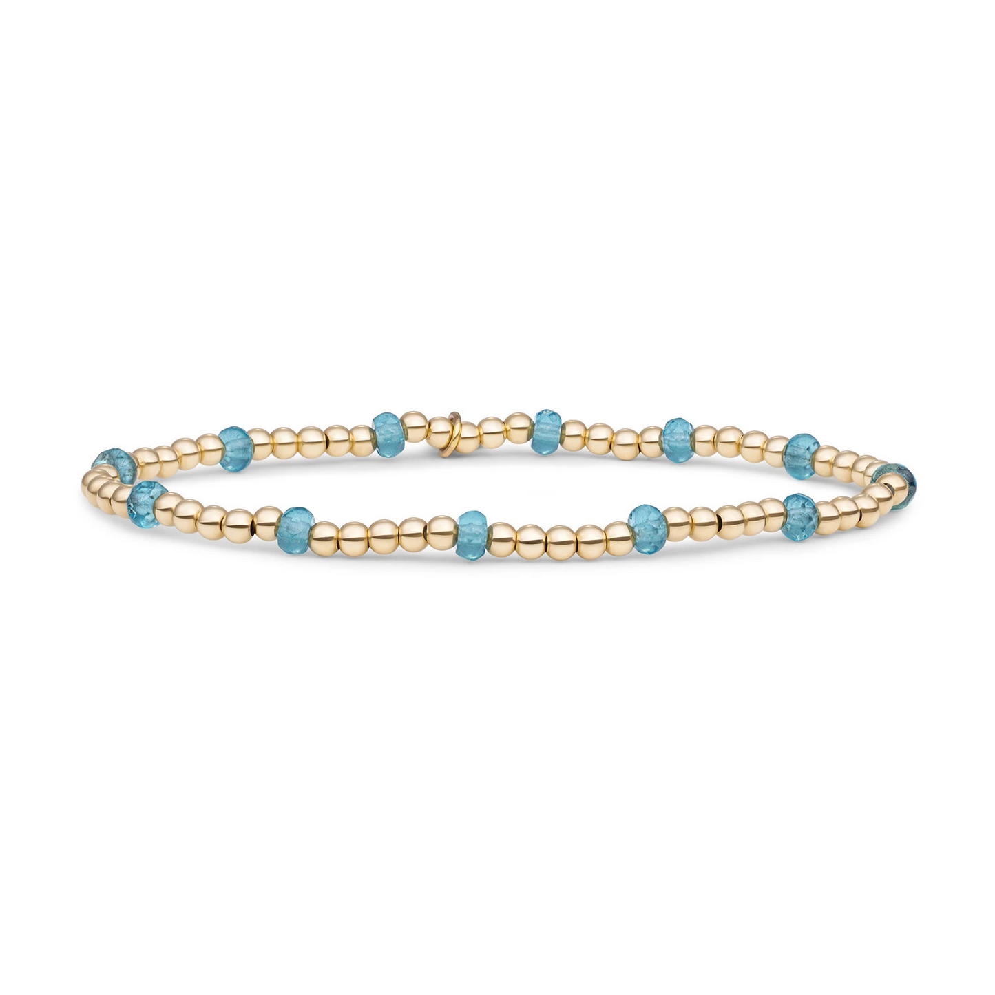Bracelet | Turquoise Quartz Reverse Roundel - Gold