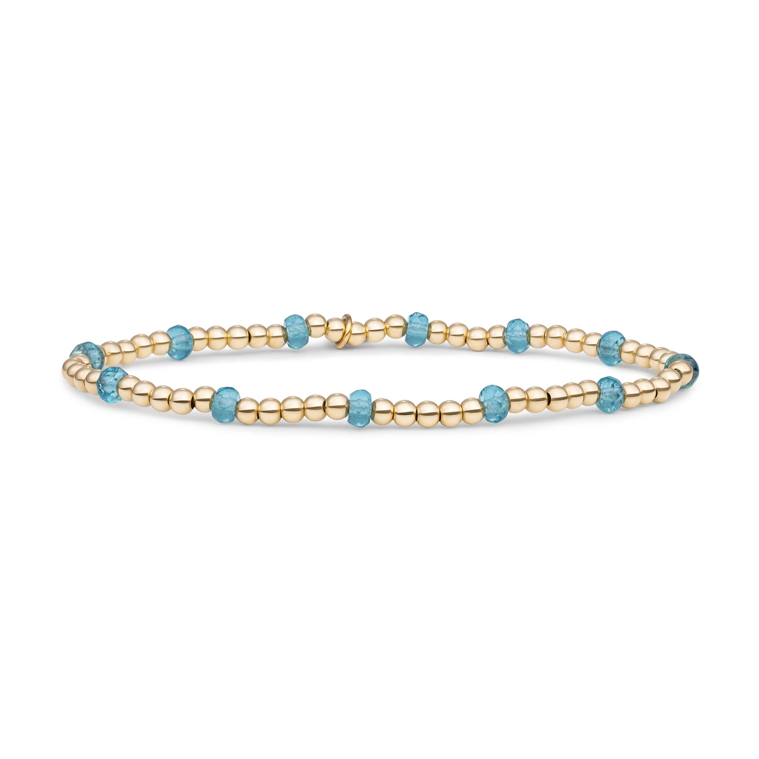 Bracelet | Turquoise Quartz Reverse Roundel - Gold