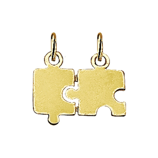 breekplaatjes puzzel 14K geelgoud