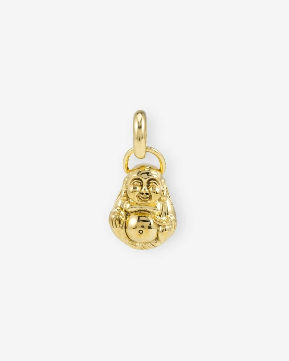 662GV one - Buddha XS Pendant Gold Vermeil
